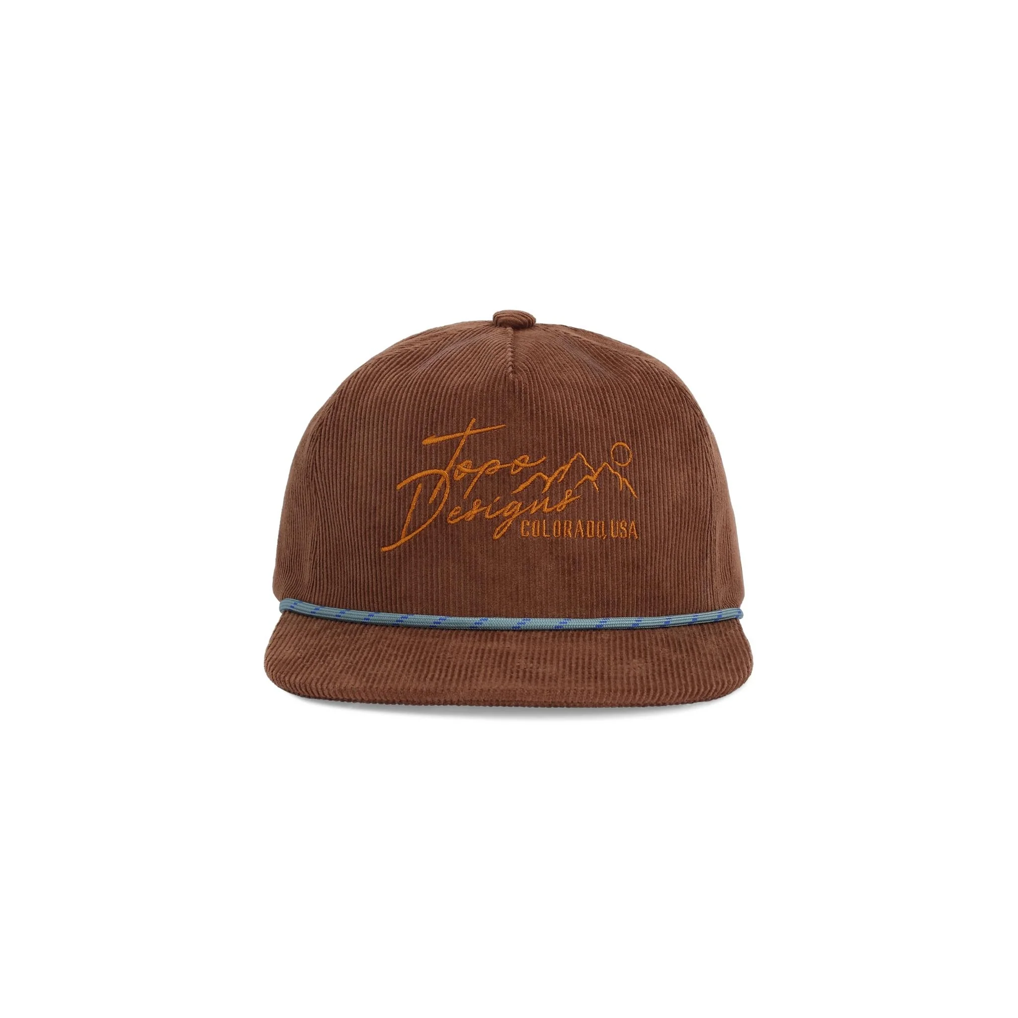 Corduroy Trucker Hat - Topo Script - Final Sale - Image 3