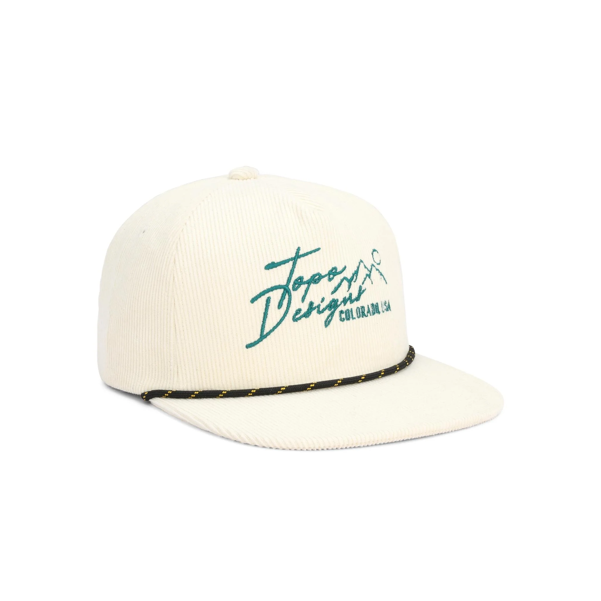 Corduroy Trucker Hat - Topo Script - Final Sale - Image 5