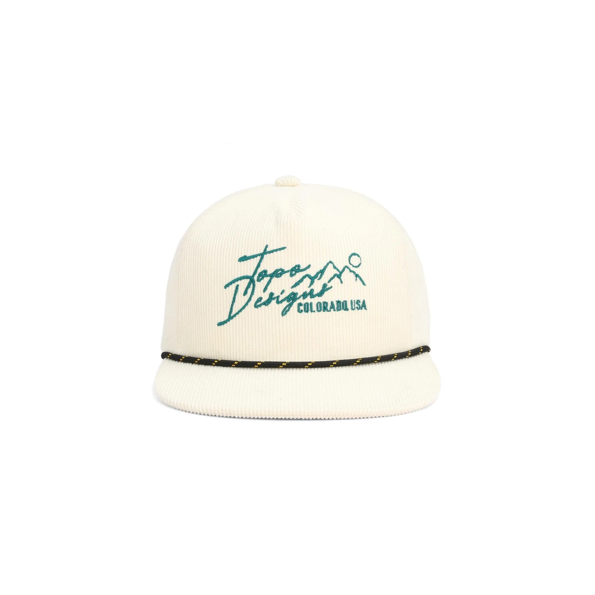 Corduroy Trucker Hat - Topo Script - Final Sale - Image 6