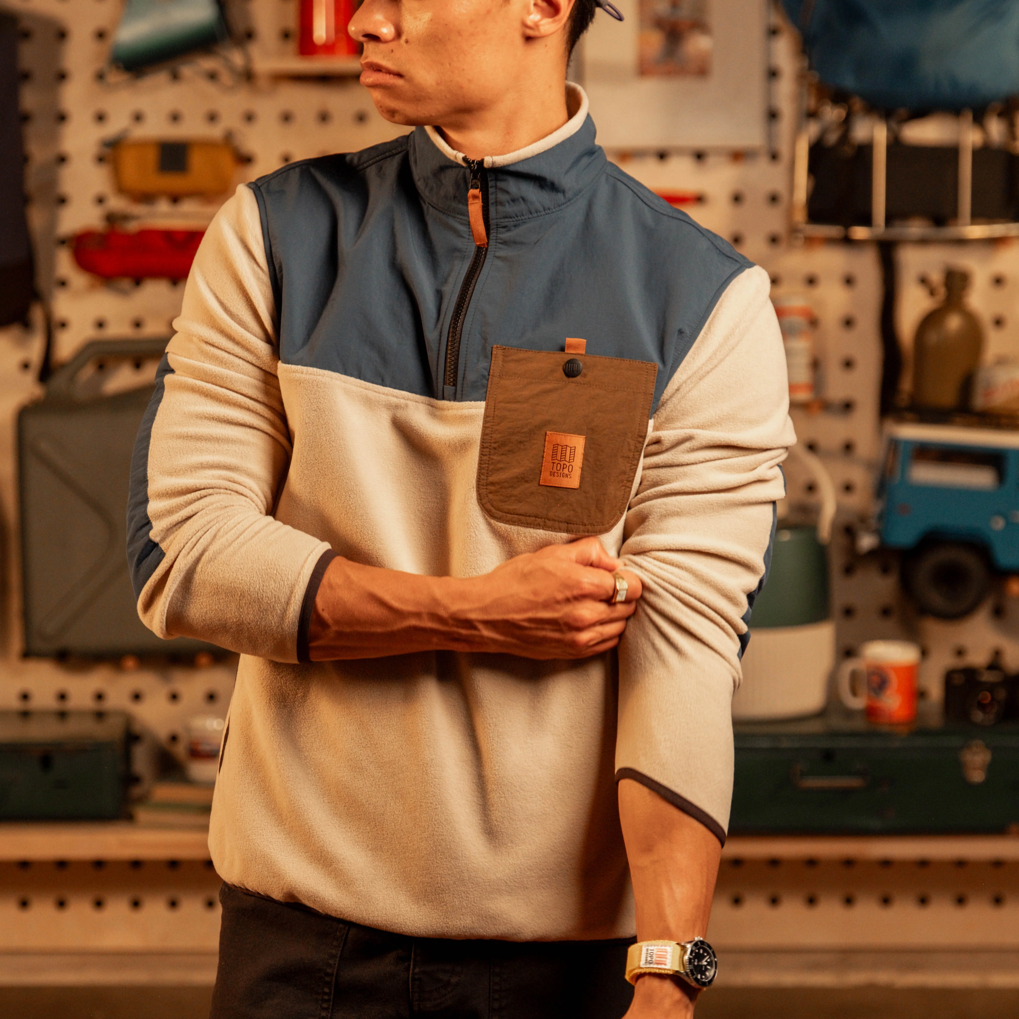 Vista 1/4 Zip Lightweight Fleece - Men's - Final Sale - Image 5